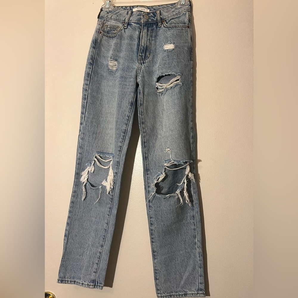 Pacsun Light-Wash Mom Jean